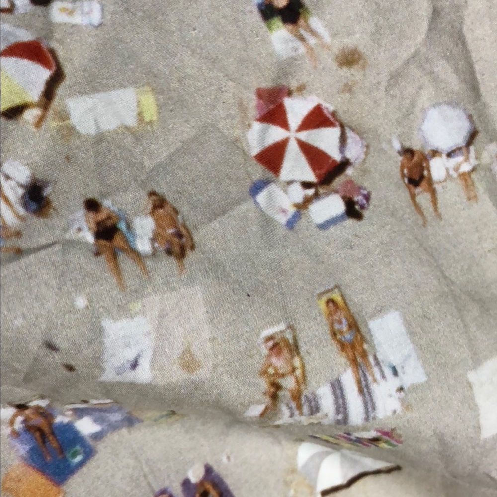 Schnayderman's Crowded Beach Shirt Men’s Button 43 - Picture 8 of 8